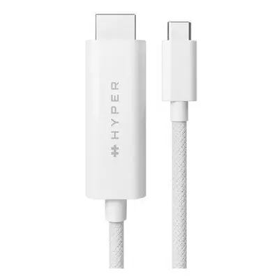 Hyper HyperJuice USB-C to HDMI 4K60Hz Cable 2.5m - White