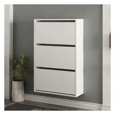 Hanah Home Shoe Cabinet Lupa 3 - White