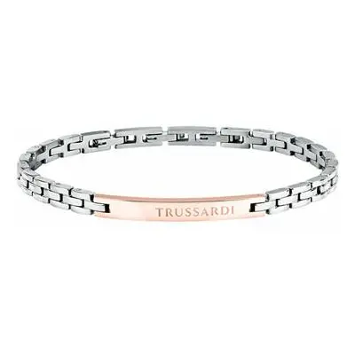 Trussardi Originální ocelový náramek T-Steel TJAXV14