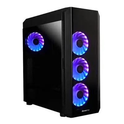 CHIEFTEC skříň SCORPION 3, ATX, 1x USB-C 3.2, 2x USB 3.1, 4x 120mm ARGB Fan, ARGB Hub, černá, GL