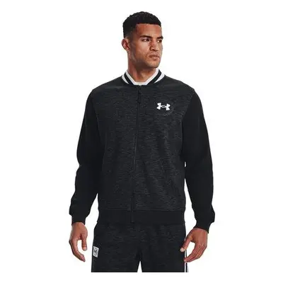 Under Armour Pánská mikina Essential Heritage Flc FZ black S, Černá