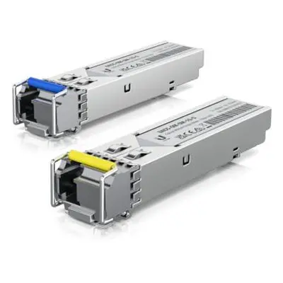 Ubiquiti Single-Mode optický modul SFP, 1 Gbit, BiDi, sada 2 kusů, UACC-OM-SM-1G-S-2