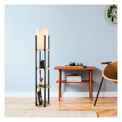 Opviq Floor Lamp 7115 - Black, Gold BlackGold