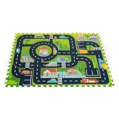 ECOTOYS Pěnové puzzle Městečko