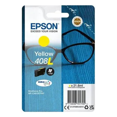 Epson inkoustová náplň Singlepack 408L DURABrite Ultra Ink/ C4810DTWF/ Žlutá, C13T09K44010