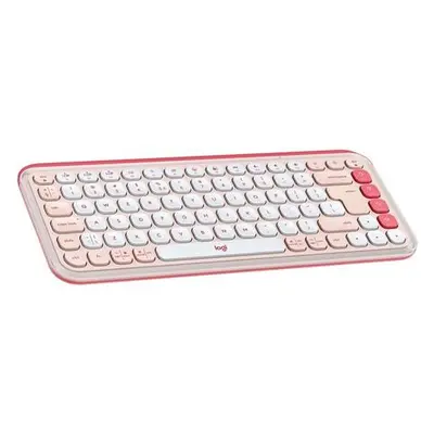 Logitech POP ICON KEYS (US) klávesnice růžová, 920-013073