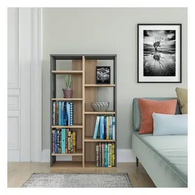 Hanah Home Bookshelf Keota - Oak, Anthracite OakAnthracite