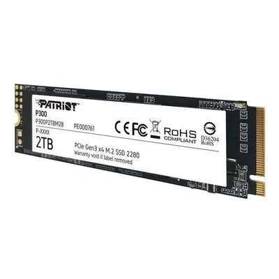 PATRIOT P300 2TB SSD / Interní / M.2 PCIe Gen3 x4 NVMe 1.3 / 2280, P300P2TBM28