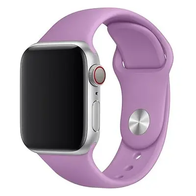 Set silikonových řemínků FIXED Silicone Strap pro Apple Watch 38/40/41mm, světle fialový