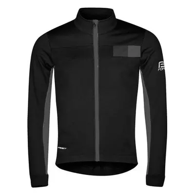 FORCE zimní bunda FROST softshell černo-šedá vel.XL