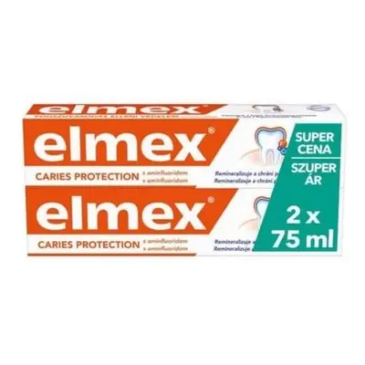 Elmex Zubní pasta Anti Caries Protection Duopack 2 x 75 ml