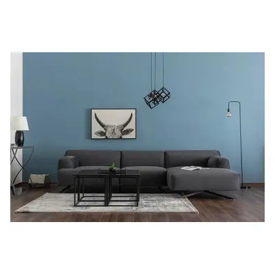 Atelier del Sofa Corner Sofa Maria Right - Anthracite