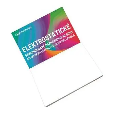 SYMBIO poznámkové bločky elektrostatické Symbionotes/ 70x100 mm/ bílé/ 100 pack, SYNT70100BL100