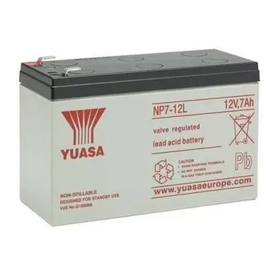 Baterie - YUASA NP7-12L (12V/7Ah - Faston F2 250), životnost 5let, 13710