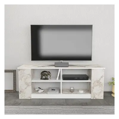 Hanah Home TV Stand Space - Ephesus White