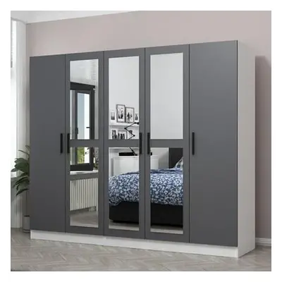 Hanah Home Wardrobe Kale - 4959 Anthracite