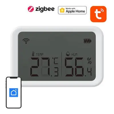 Chytrý senzor teploty a vlhkosti HomeKit NEO NAS-TH02BH ZigBee s LCD displejem