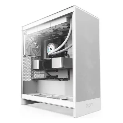 NZXT skříň H7 Flow edition / ATX / 2x 120 mm fan / USB-C / 2x USB / prosklená bočnice / mesh pan