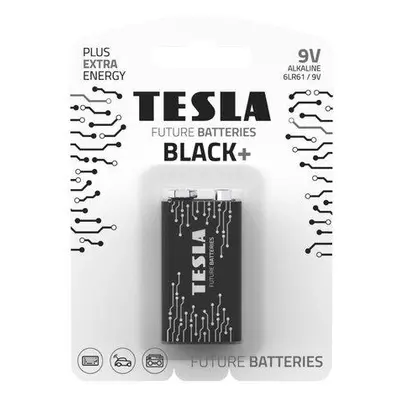 TESLA BLACK+ alkalická baterie 9V (6LR61, blister) 1 ks