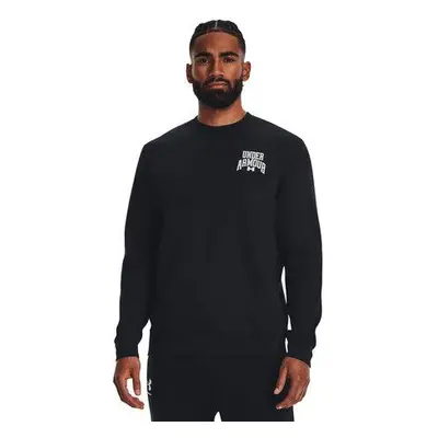 Under Armour Pánská mikina Rival Terry Graphic Crew black M, Černá