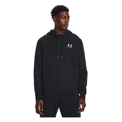 Under Armour Pánská mikina Essential Fleece Hoodie black L, Černá