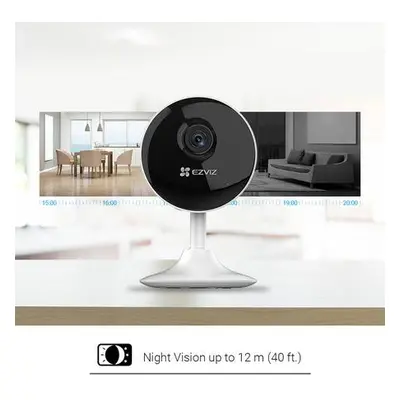 EZVIZ IP kamera C1C-B/ vnitřní/ Wi-Fi/ 2Mpix/ objektiv 2,8mm/ H.265/ IR přísvit až 12m/ bílá