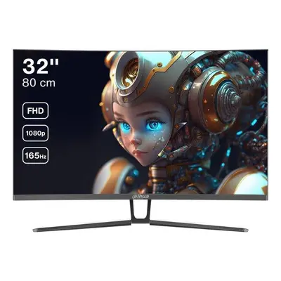 DAHUA 32" LED LM32-E230CN/ herní/ VA panel/ 1920x1080 (FHD)/ 3000:1/ 1ms/ 300 cd/m2/ HDMI/ DP/ V