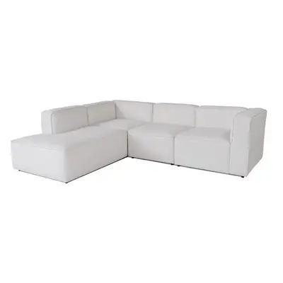 Atelier del Sofa Corner Sofa More Pars (M4-M2-M1-M2) - White White