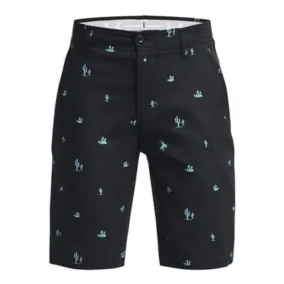 Under Armour Chlapecké kraťasy Boys Golf Printed Short black YM, Černá, 137, –, 150