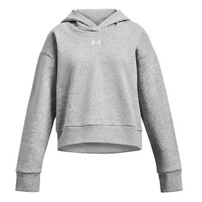 Under Armour Rival Fleece Crop Hoodie K šedá