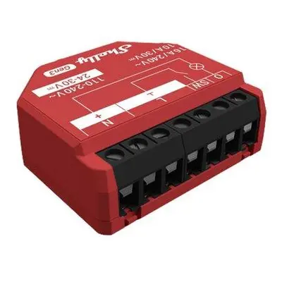 Shelly 1PM Gen3 - spínací modul s měřením spotřeby 1x 16A (WiFi, Bluetooth)