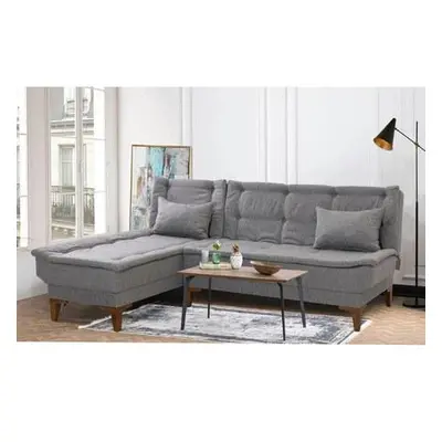 Atelier del Sofa Corner Sofa-Bed Santo Left - Grey