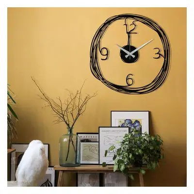 Wallity Decorative Metal Wall Clock Gergo Black