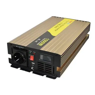 ROGERELE Sinusový měnič napětí REP1500-12, 1500W, 12V, USB port