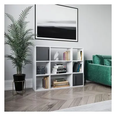 Hanah Home Bookshelf Randall - White, Anthracite WhiteAnthracite