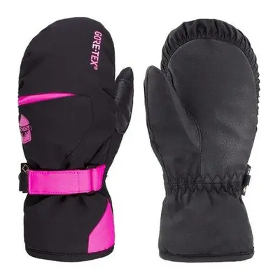 Eska Dětské lyžařské rukavice Number One GTX Mitt black|pink XL