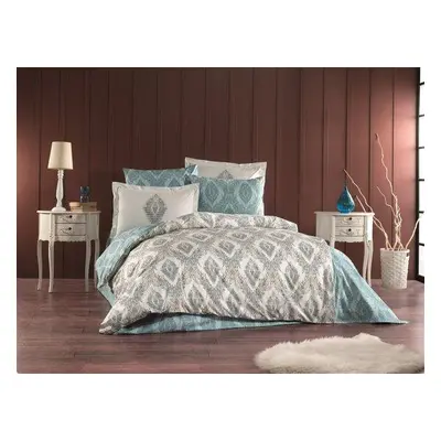 L'essentiel Maison Poplin Double Quilt Cover Set Retro - Mint MintCream