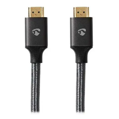 NEDIS PROFIGOLD Ultra High Speed HDMI kabel/ konektor HDMI - konektor HDMI/ 8K/ bavlna/ antracit