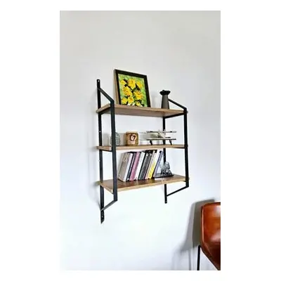 Hanah Home Wall Shelf Raffy1 BlackAtlantic Pine