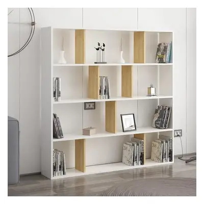 Hanah Home Bookshelf Hodbi - White, Oak