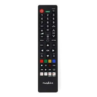 Nedis TVRC45PASHBK - Náhradní Dálkový Ovladač | Panasonic / Sharp TV | Předprogramovaný | Černá