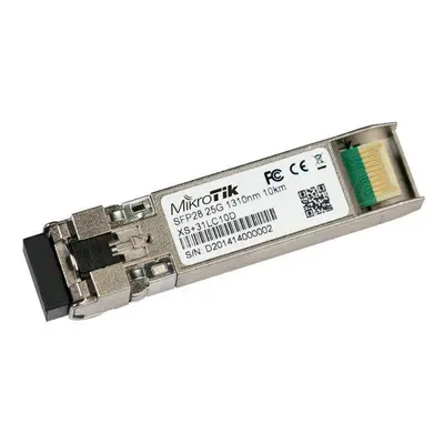 MikroTik XS+31LC10D SFP/SFP+/SFP28 optický modul, SM, 10km, 1310nm, XS+31LC10D