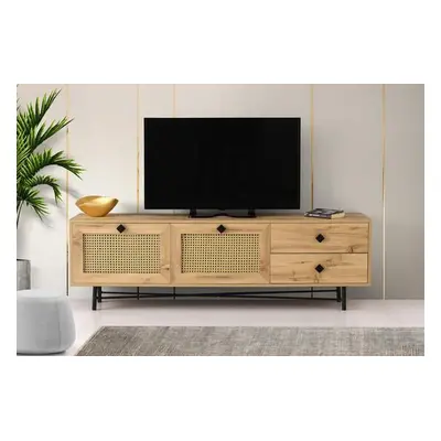 Hanah Home TV Stand Hapsiyas 180 OakBlack