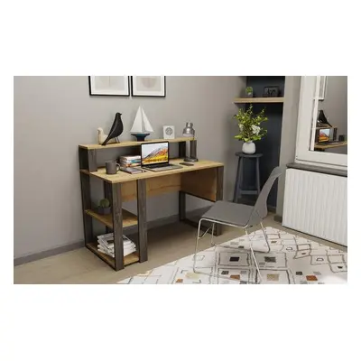 Hanah Home Study Desk Queens - Oak, Frig OakFrig