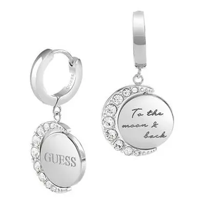 Guess Kruhové náušnice s přívěsky Moon Phases JUBE01192JWRH