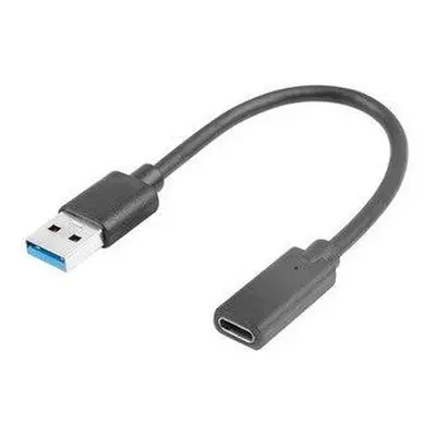 Lanberg AD-UC-UA-03 USB-C (F) 3.1 na USB-A (M), 15m, černý