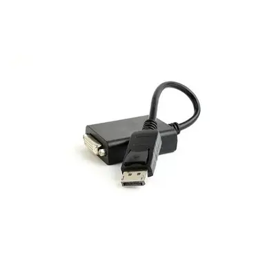 Gembird adaptér DisplayPort 1.2 (M) na Dual Link DVI (F) 0.1m kábel, čierny