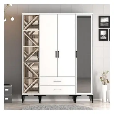 Hanah Home Wardrobe Kumsal PTR - White