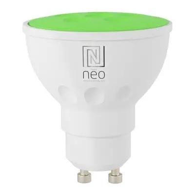 IMMAX NEO SMART žárovka LED GU10 6W RGB+CCT barevná a bílá, stmívatelná, Wi-Fi, TUYA