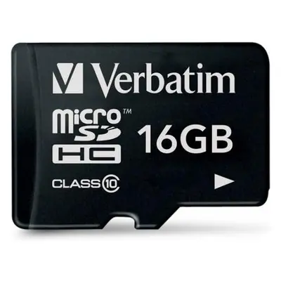 VERBATIM MicroSDHC karta 16GB